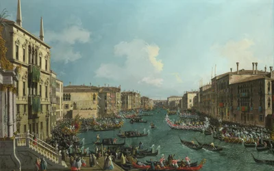 Regatta op het Canal Grande